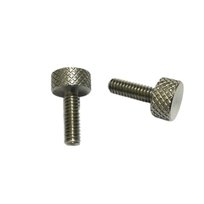 CNC machining ເຫລັກສະແຕນເລດ threaded Knob